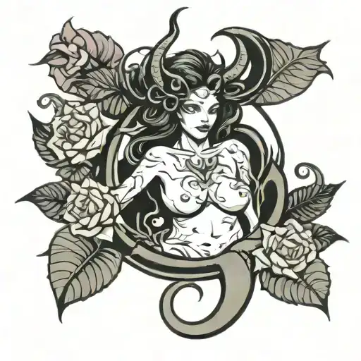 succubus womb tattoo tattoo design idea