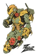 metal gear solid tattoo design idea