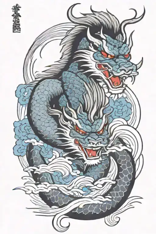 Orochi tattoo design idea
