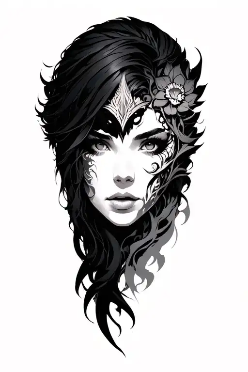 solo leveling igris tattoo design idea