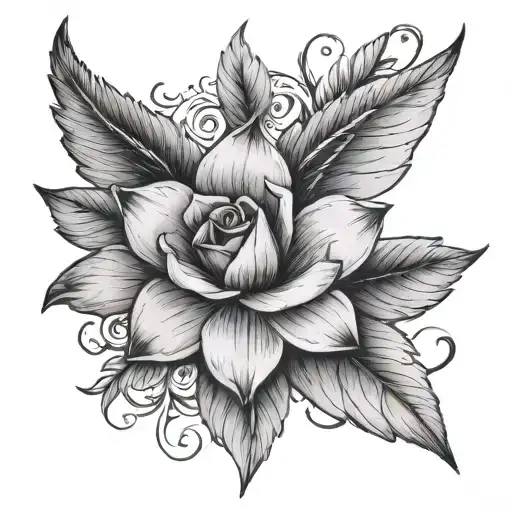 Collarbone tattoo design idea