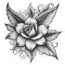 Collarbone tattoo design idea