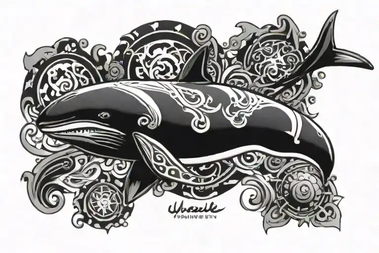 whale, ronaldo, naruto, fighter jet, sky diving tattoo design idea