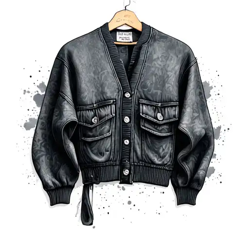 Cardigan tattoo design idea