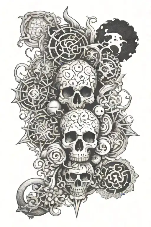 seven deadly sins tattoo design idea