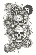 seven deadly sins tattoo design idea
