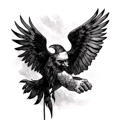 Lewis and luke 1:37 bible tattoo design idea