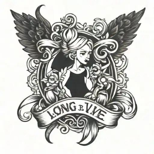 Long Live My Family tattoo tattoo design idea