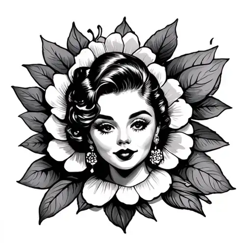 1950s tattoo design idea