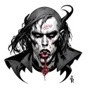 Lil Peep Hellboy tattoo design idea