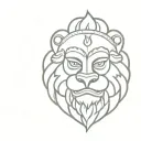Narasimha tattoo design idea