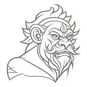 Narasimha tattoo design idea