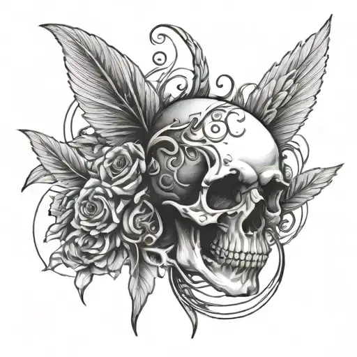 mind over matter tattoo design idea