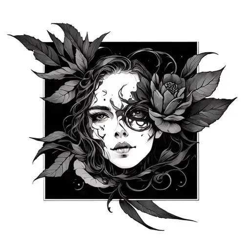 dolore demone  solo leveling tattoo design idea