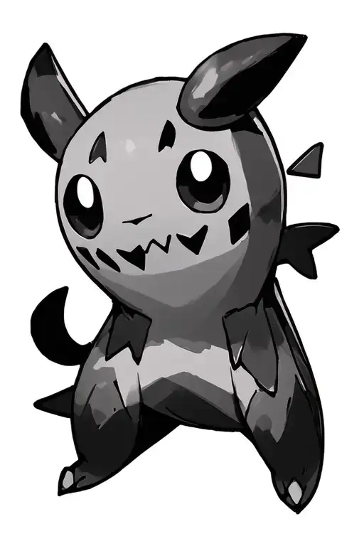 Mimikyu the Pokémon tattoo design idea