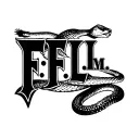 Okayy soo it's a chest tattoo n it says F.F.L.M N IT MEANS FUCK FRIENDS LOVE MONEY N THERES A SNAKE WRAPPED AROUND F.F.L tattoo design idea