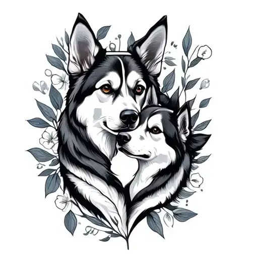 love and loyalty tattoo design idea