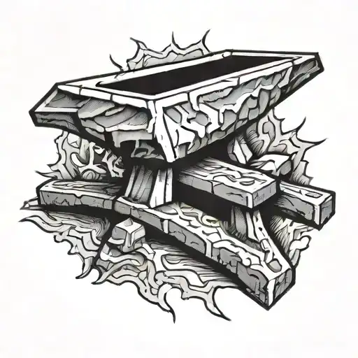 anvil tattoo design idea