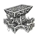 anvil tattoo design idea