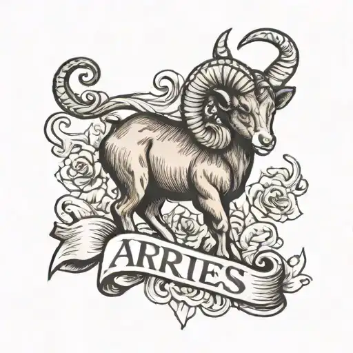 Aries, Michigan, Scheer tattoo design idea