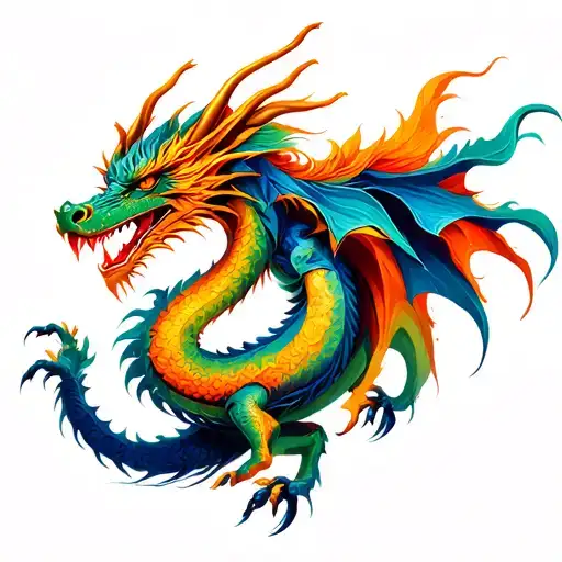 dragon mandala design tattoo design idea