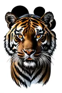 tiger scratch tattoo design idea