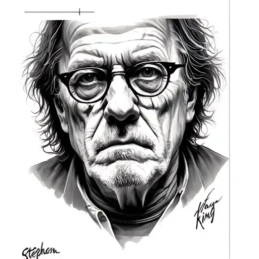 Stephen King tattoo design idea