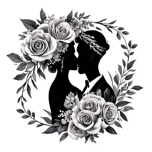 Wedding Anniversary tattoo design idea