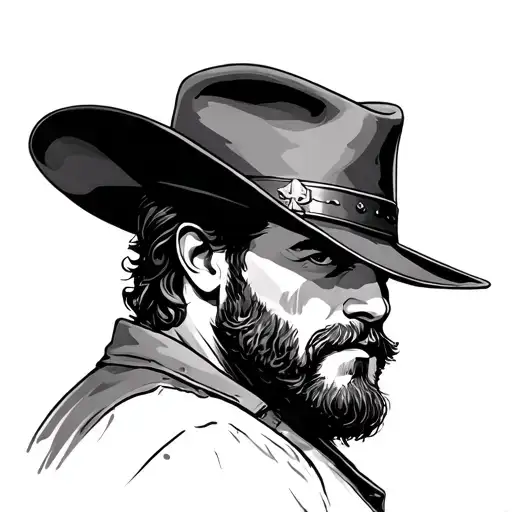 Arthur Morgan Hat tattoo design idea