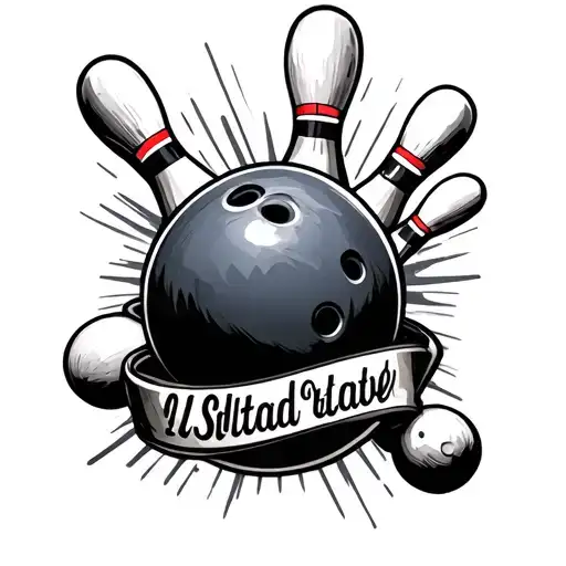 bowling tattoo tattoo design idea