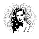 Imagine a stylized silhouette of the famous Hollywood panel, simplified in clean and modern lines. You can have it tattoo design idea