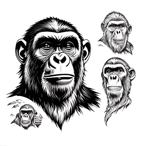 Planet Of The Apes tattoo design idea