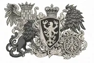 2/4 Croatia, 1/4 hungary, 1/4 Germany tattoo design idea