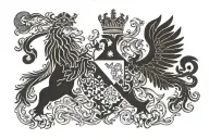 2/4 Croatia, 1/4 hungary, 1/4 Germany tattoo design idea