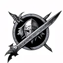 Iron Sharpens Iron with the armor of god tattoo design idea