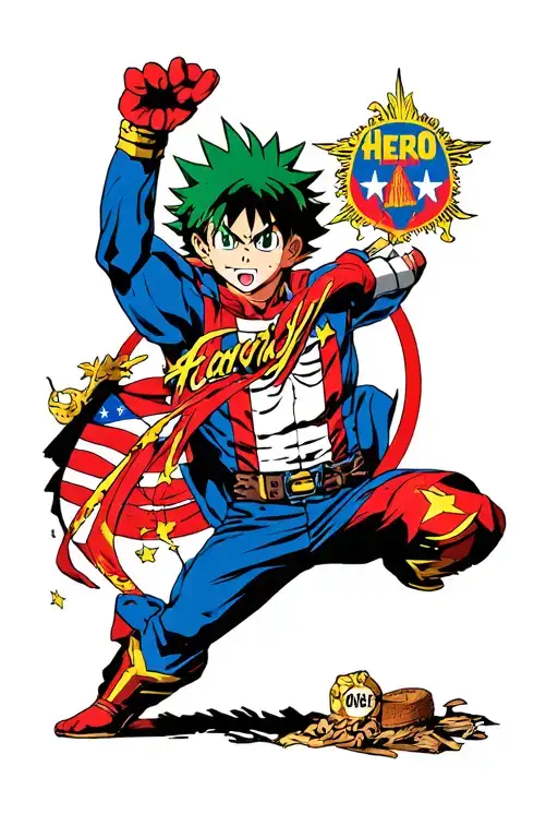 My Hero Academia tattoo design idea