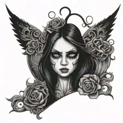 alice madness return tattoo design idea