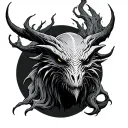 Cryptid tattoo design idea