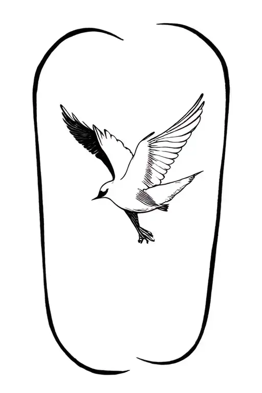 "Namakula came" Iwa Birds flying tattoo design idea