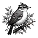 Wren Bird tattoo design idea