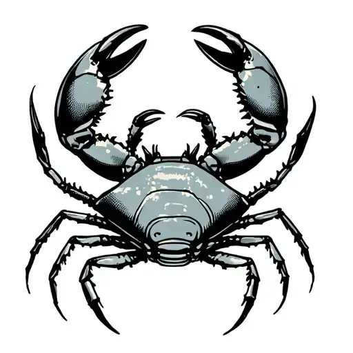 crabs tattoo design idea