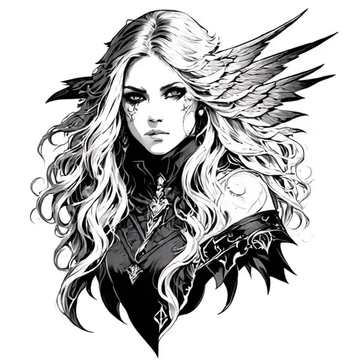 Shanoa Castlevania tattoo design idea