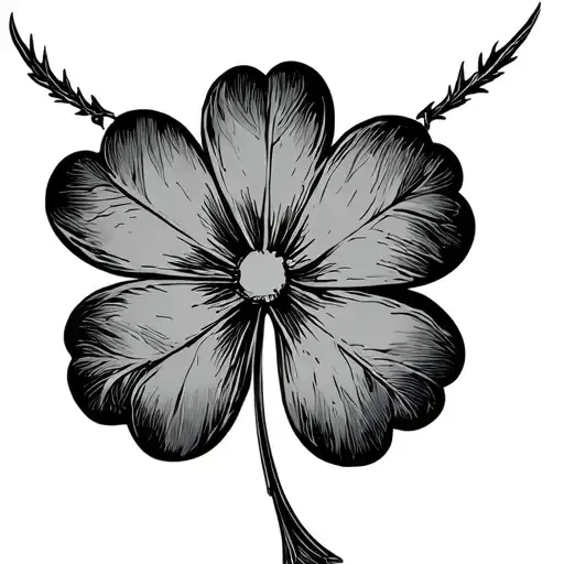 berserk sacrifice mark and black clover 5 leaf clover tattoo design idea