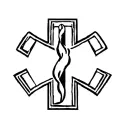 red cross EMT logo tattoo design idea