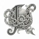 roman numbers 4 12 1986 tattoo design idea