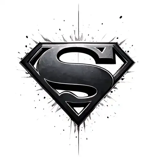 Superman tattoo design idea