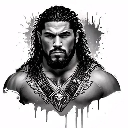 Roman Reigns tattoo design idea
