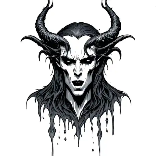 Lucifer's latest tears tattoo design idea