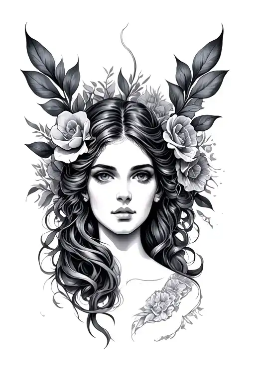 Elizabeth Ann Saint for neck tattoo design idea
