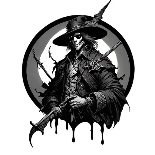 Bloodborne tattoo design idea